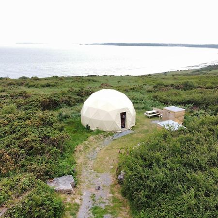 Geodome With Sea Views Near Pendine Villa Exteriör bild