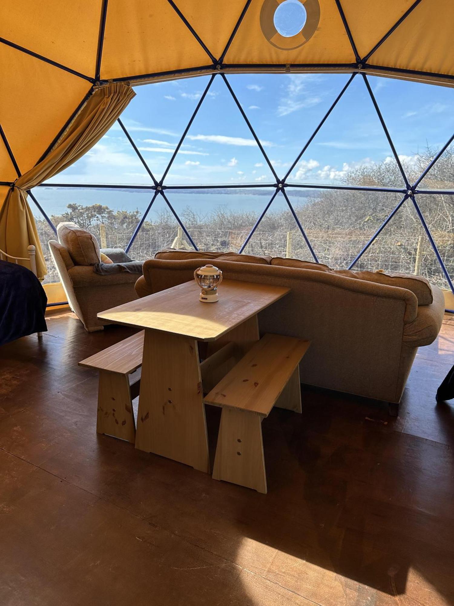 Geodome With Sea Views Near Pendine Villa Exteriör bild